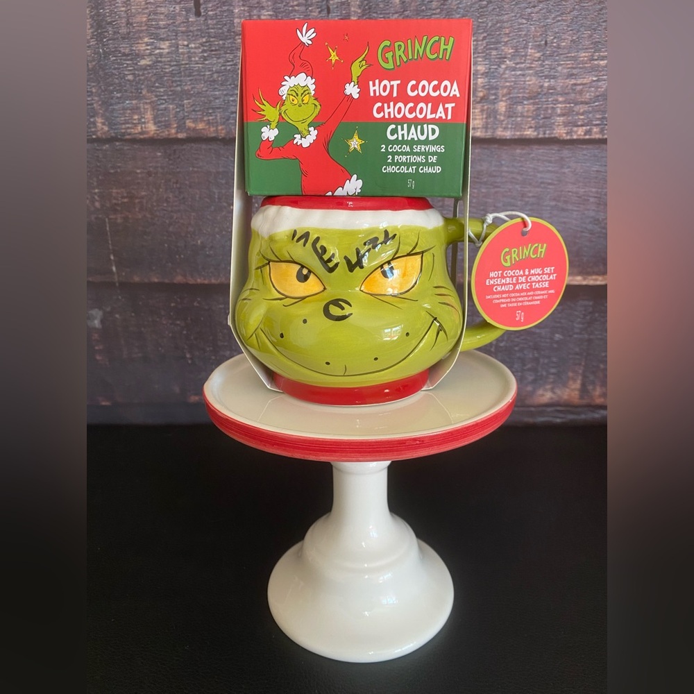 Dr. Seuss The Grinch Hot Cocoa Mug Set